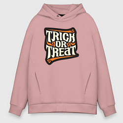 Толстовка оверсайз мужская Trick, цвет: пыльно-розовый