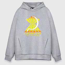 Толстовка оверсайз мужская Depeche Mode - A Broken Frame logo, цвет: меланж