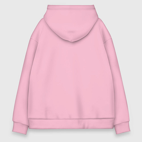 Мужское худи оверсайз Heart rabbit / Светло-розовый – фото 2