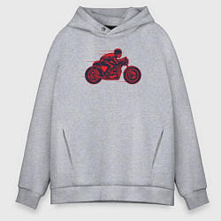 Мужское худи оверсайз Speedy biker