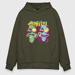 Мужское худи оверсайз Terry and Korvo Graffiti