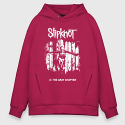 Мужское худи оверсайз Slipknot - skeleton girl