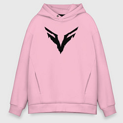 Толстовка оверсайз мужская Bertralla 3, цвет: светло-розовый