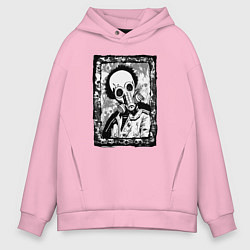 Толстовка оверсайз мужская Gaslight Grin, цвет: светло-розовый