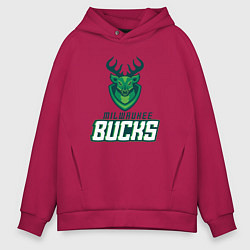 Мужское худи оверсайз Milwaukee Bucks NBA