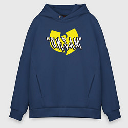 Толстовка оверсайз мужская Wu-Tang Clan cream, цвет: тёмно-синий