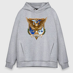 Толстовка оверсайз мужская Ultra Marin - Indomitus, цвет: меланж