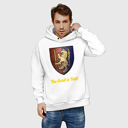 Толстовка оверсайз мужская Бретония из Warhammer Fantasy, цвет: белый — фото 2
