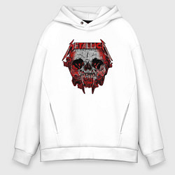 Толстовка оверсайз мужская Nothing Else Matters Metallica, цвет: белый