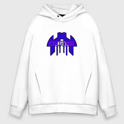 Толстовка оверсайз мужская Cortex фиолетовый aneurism iv, цвет: белый