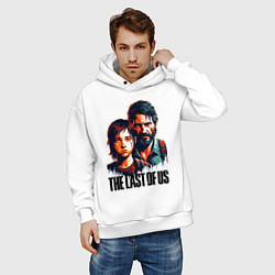 Толстовка оверсайз мужская Элли и Джоэл - одни из нас, цвет: белый — фото 2