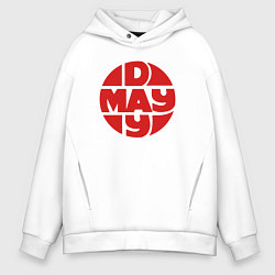 Толстовка оверсайз мужская Mayday, цвет: белый