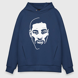 Толстовка оверсайз мужская Kevin Durant, цвет: тёмно-синий