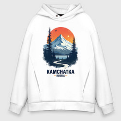 Толстовка оверсайз мужская Kamchatka, цвет: белый