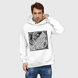 Толстовка оверсайз мужская Путешествие в Лас-Вегас, цвет: белый — фото 2
