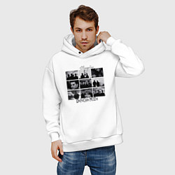 Толстовка оверсайз мужская Depeche Mode - Strangelove - music video shots, цвет: белый — фото 2