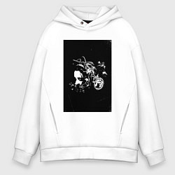 Толстовка оверсайз мужская Фильм Пила, цвет: белый