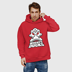 Толстовка оверсайз мужская HC Anaheim Ducks, цвет: красный — фото 2
