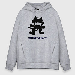 Толстовка оверсайз мужская Monstercat, цвет: меланж