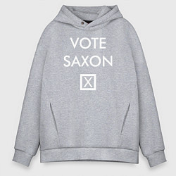 Толстовка оверсайз мужская Vote Saxon, цвет: меланж