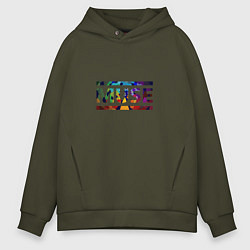 Толстовка оверсайз мужская Muse Colour, цвет: хаки