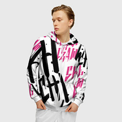 Толстовка 3D на молнии мужская Kai Wachi, цвет: 3D-белый — фото 2