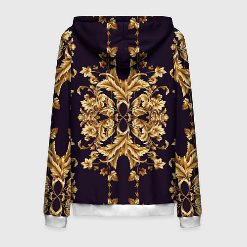 Мужская толстовка на молнии Style / 3D-Белый – фото 2