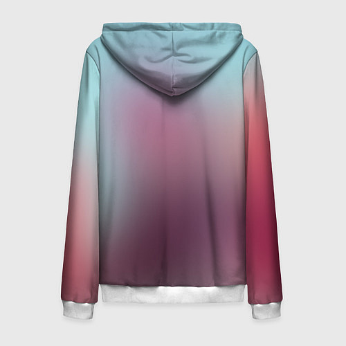 Мужская толстовка на молнии Cute / 3D-Белый – фото 2