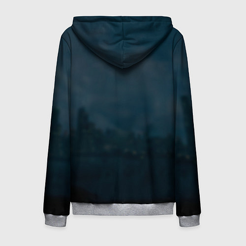 Мужская толстовка на молнии Watch Dogs 2 / 3D-Меланж – фото 2