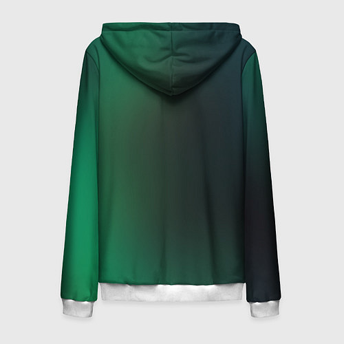 Мужская толстовка на молнии Twitch / 3D-Белый – фото 2