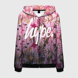 Мужская толстовка на молнии Hype Flowers