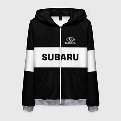 Мужская толстовка на молнии Subaru: Black Sport