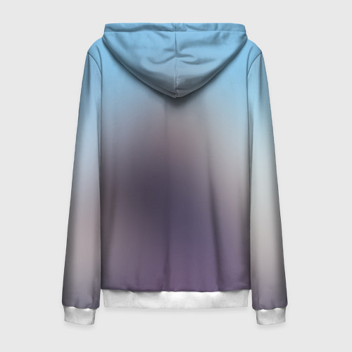 Мужская толстовка на молнии Gintama / 3D-Белый – фото 2