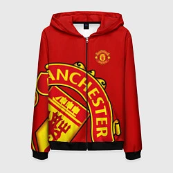 Мужская толстовка на молнии FC Man United: Red Exclusive