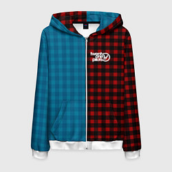 Мужская толстовка на молнии 21 Pilots: Duo Colors