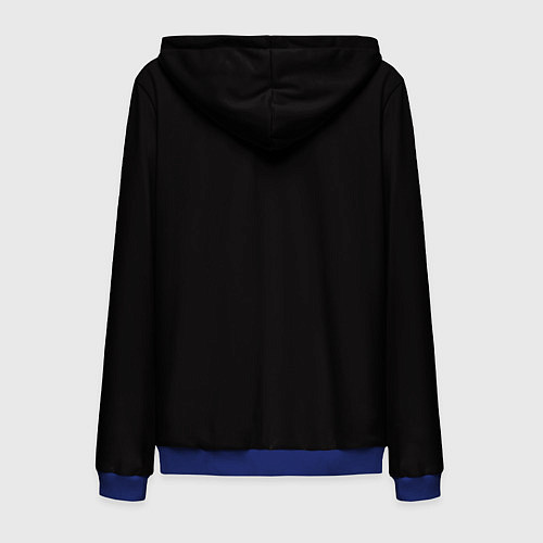 Мужская толстовка на молнии Dead by Daylight / 3D-Синий – фото 2