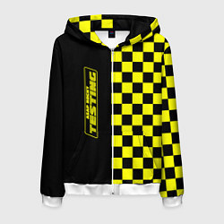 Мужская толстовка на молнии Testing ASAP Rocky: Yellow Grid