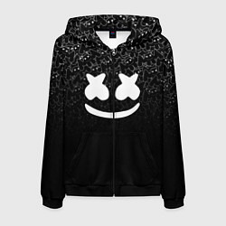Мужская толстовка на молнии Marshmello Black