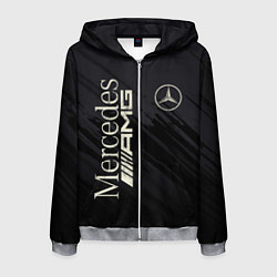 Мужская толстовка на молнии Mercedes AMG: Black Edition