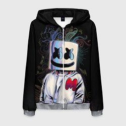 Мужская толстовка на молнии Marshmello XXX