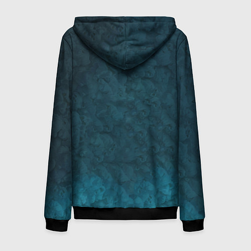 Мужская толстовка на молнии Ноготки Билли / 3D-Черный – фото 2