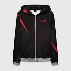 Мужская толстовка на молнии Mass Effect N7