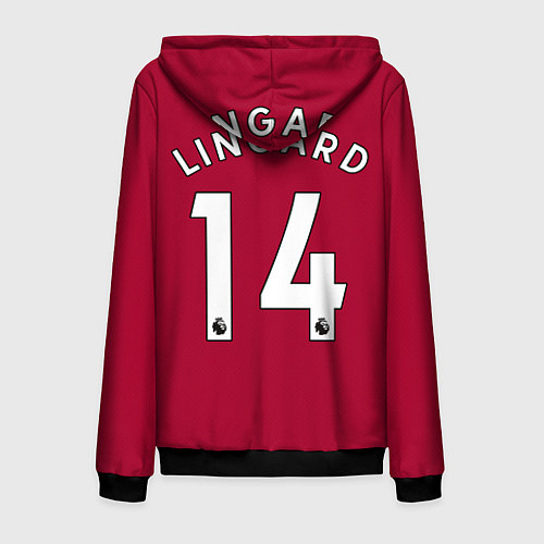 Мужская толстовка на молнии Lingard Manchester United / 3D-Черный – фото 2