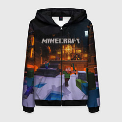 Мужская толстовка на молнии MINECRAFT
