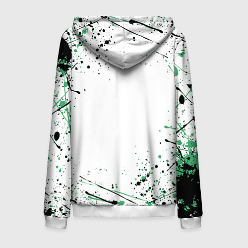 Мужская толстовка на молнии KIMETSU NO YAIBA / 3D-Белый – фото 2