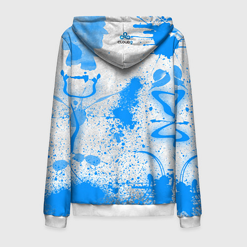 Мужская толстовка на молнии Counter Strike / 3D-Белый – фото 2