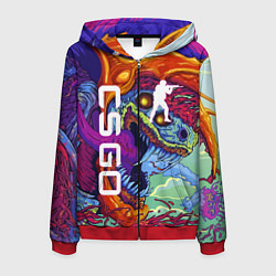 Мужская толстовка на молнии CS GO HYPERBEAST