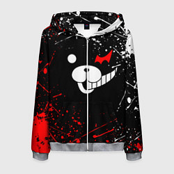 Мужская толстовка на молнии MONOKUMA