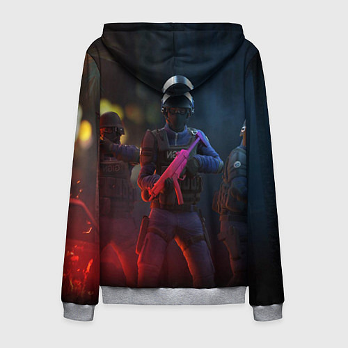 Мужская толстовка на молнии C-OPS / 3D-Меланж – фото 2