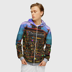 Толстовка 3D на молнии мужская TERRARIA, цвет: 3D-меланж — фото 2